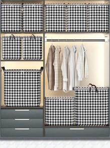 1pc Non-Woven Closet Organizer Storage Bag Gray Arrows Clothes Quilts Storage Bag Large Capacity Moving Packaging Bags Luggage Bags Large Capacity Non-Woven Quilt Clothes Storage Bag Clothes Packaging Box Quilt Organizer Storage Bag