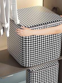 1pc Non-Woven Closet Organizer Storage Bag Gray Arrows Clothes Quilts Storage Bag Large Capacity Moving Packaging Bags Luggage Bags Large Capacity Non-Woven Quilt Clothes Storage Bag Clothes Packaging Box Quilt Organizer Storage Bag