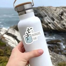 1 Stück Lustiger Aufkleber "I'd Propagate That", Geschenk für Pflanzenfans, Pflanzenmama, Aufkleber für Wasserflasche, Laptop-Aufkleber, Gärtnerei, süße Zimmerpflanze, perfektes Geschenk für Liebhaber - Verschiedenfarbig - Übersicht 7
