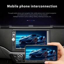 17.78 cm Capacitive Touch Screen Car Radio Autoradio, 1din Car Stereo MP5 Player, CarPlayer And For Android Auto, AM/FM Radio, USB Port, EQ - 1 Stück - Übersicht 6