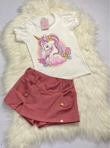 GIRLS' CHILDREN'S SET /LAUNCH/FASHION/SUMMER/PROMOTION/CHILDREN'S - 彩色 - 查看 2