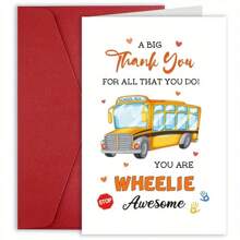 Tolle Grußkarte für Busfahrer-Wertschätzung - ideal für Ruhestand, Jubiläum, Erntedank und Geburtstaggeschenke