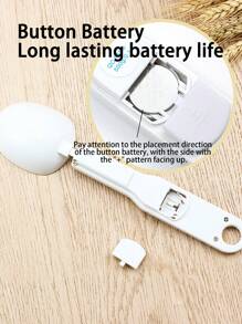 1个电子厨房秤，精度0.1克，包含电池和测量尺，支持克、盎司、格令和克拉单位 - 彩色 - 查看 4