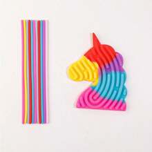 New Sensory Silicone Decompression Board, DIY Shaped Sensory Activity Silicone Spatial Stress Relief Board - Multicolor - View 11