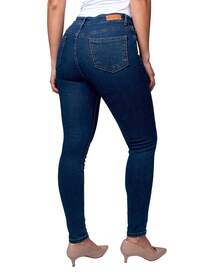 TINA TINA Women's High Waisted Butt Lifting Push Up Skinny Jeans Pants - Dark Wash - View 2