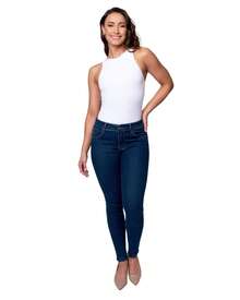 TINA TINA Women's High Waisted Butt Lifting Push Up Skinny Jeans Pants - Dark Wash - View 5
