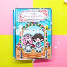 Toca Life Frozen Girls' Friend Book DIY Craft Making Kit, Need Handcrafting Cutting