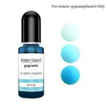 15/1/30 Warna Pigmen Semen Gipsum, Pewarna Cair Berbasis Air, Pewarna Bubuk Gipsum Konsentrat, Pewarna Pekat untuk Cetakan Plaster 10ml/Buah - Pewarna Semen Gypsum - View 13