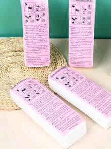 100/50/20 piezas Tiras de papel no tejido desechable para depilar, papel engrosado para accesorios de pasta depilatoria, productos y accesorios para el cabello para salón de belleza, barbería, artículos esenciales de viaje