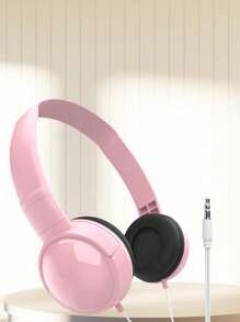 有线头带旋转可伸缩降噪 3.5 毫米运动音乐耳机手机通用 - 彩色 - 查看 11