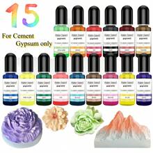 15/1/30 Warna Pigmen Semen Gipsum, Pewarna Cair Berbasis Air, Pewarna Bubuk Gipsum Konsentrat, Pewarna Pekat untuk Cetakan Plaster 10ml/Buah - Pewarna Semen Gypsum - View 11