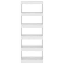 VidaXL Bookcase/Room Divider White 60x30x166 Cm Wood