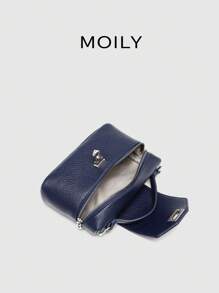 2025 New Animal Print Ostrich Pattern Portable Shoulder Crossbody Bucket Bag Small Square Bag, Celebrity Same Style