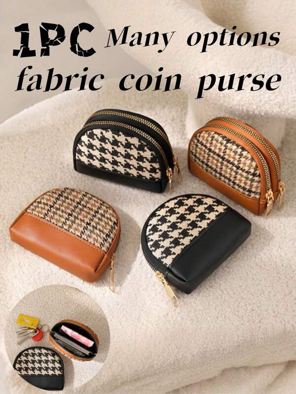 Clássico Exterior Prático Interior Elegante High-end Zíper Curto Pequena Carteira Porta-Cartão Chave Bolsa Presentes Para Mulheres Carteira Mini Carteira Bolsa Carteira Carteira Moeda