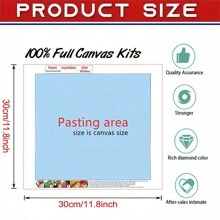 DIY 5D Spider Diamond Painting - Cartoon Style, Available In Sizes 12"X16" And 16"X20", Round Crystal Rhinestone Embroidery, Acrylic (PMMA) Material, Suitable For Home Wall Decor, Craft Tools And Supplies - Multicolor - View 5