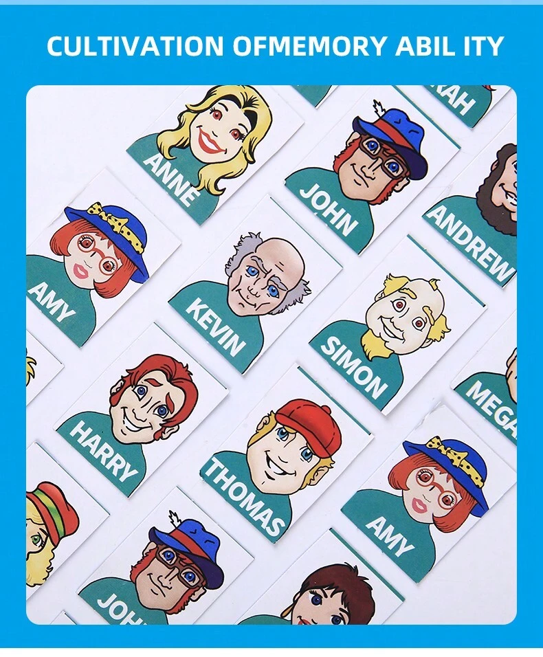 משחק ניחוש ילדים מי אני מחשבה לוגית חינוכית משחק לוח צעצוע אינטראקטיבי בין הורה לילד Shein Il משחק ניחוש ילדים מי אני מחשבה לוגית חינוכית משחק לוח צעצוע אינטראקטיבי בין הורה לילד Shein Il