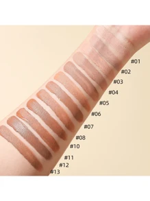 女士防水啞光粉底1入組長效控油遮瑕粉底霜 - Honey - 查看 4