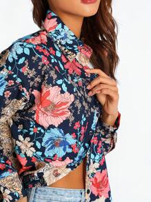 Spring/Summer Printed Casual Tops Are Perfect For Beach Vacations - Mixed Colors - View 7