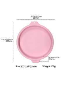 1 件未切割心形圆形蛋糕模具，适用于烘焙芝士蛋糕、千层蛋糕、彩虹蛋糕、海绵蛋糕、裸蛋糕和其他糕点，非常适合生日派对、周年纪念日、情人节情人节情人节装饰情人节情人节情人节情人节礼物 - 彩色 - 查看 22