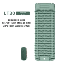 Our Full Size Double Inflatable Camping Mat Set Not Only Integrates A Pillow, But Also Weighs Only 2.9 Lbs! Folded Size Is Just 12.2x5 Inches! Saves Backpack Space And Weight, More Convenient To Carry! For Outdoor Use Like RV Camping, Hiking, Road Trips, Etc. This Self-Inflating Sleeping Pad Can Also Be Used As A Guest Bed. - Multicolor - View 11