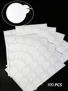 500/200/100/40 pièces Autocollants jetables blanc pour extension de cils, palettes porte-colle en marbre, pierre de jade, papier pour pratique d'extension de cils, pour technologie des cils, formation des cils