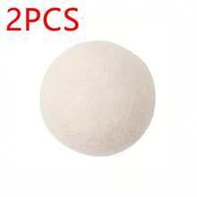 Bolas de secado de lana, bolas de limpieza en seco, bolas de secado para lavadora, antiestáticas, bolas de fieltro de lana - Multicolor - Ver 17