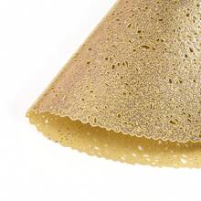 1pc/4pcs/6pcs Round Sand-Textured PVC Heat Resistant Non-Slip Placemats For Hotel/Restaurant Dining Table, Waterproof & Washable Kitchen Table Mats - Sand Placemat - View 6