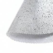 1pc/4pcs/6pcs Round Sand-Textured PVC Heat Resistant Non-Slip Placemats For Hotel/Restaurant Dining Table, Waterproof & Washable Kitchen Table Mats - Sand Placemat - View 11