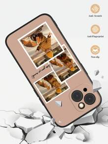Apple Customized Minimalist 3-Photo Collage Phone Case, Letter Text Phone Case, Various Color Frame Phone Case Compatible With IPhone XR, 11, 12, 13, 14, 15, 16 Pro Max, A12, A13, A14, A15, A54, A55, S22, S23, S24 Ultra,Stylish,Colorful,Vintage,Cute,Contracted,Funny,Custom,Personalized,Unique,Customized,Ideal Gifts For Him,Ideal Gifts For Her,Boyfriend,Girlfriend,Family,Friends,Grandparents,Couple,For Anniversaries,For Birthdays