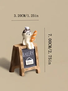 Presente de Natal, Pequeno Presente do Dia dos Namorados, Enfeite de Árvore de Natal com Gato Japonês, Decoração de Cena em Miniatura, Decoração de Casa de Natal de Mesa, Ornamento de Pão Feito à Mão DIY, Decoração de Bolo, Decoração de Café