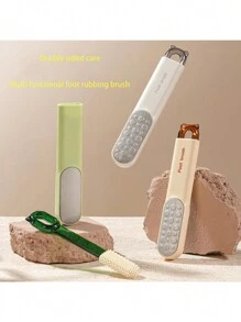Multi-Function Foot Scrubber - Removes Calluses, Dead Skin, And Cleanses Foot Crevices - Multicolor - View 11