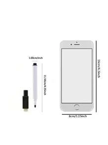 4/6/8 支彩色多功能水性白板笔，干擦彩色荧光笔，适合绘画和书写，适用于白板、日历、冰箱、学校、办公室和家庭学习工具、返校、学校用品、办公用品、圣诞礼物、新年礼物