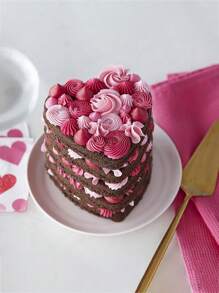 1 件未切割心形圆形蛋糕模具，适用于烘焙芝士蛋糕、千层蛋糕、彩虹蛋糕、海绵蛋糕、裸蛋糕和其他糕点，非常适合生日派对、周年纪念日、情人节情人节情人节装饰情人节情人节情人节情人节礼物 - 彩色 - 查看 8