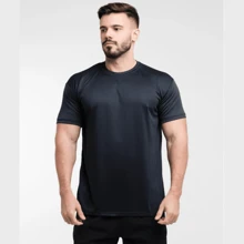 Men's Thermal Shirt UV Protection 50+ Second Skin T-Shirt Blouse Cold Mesh Gym Short Sleeve F7 NEW STYLE - màu đen - Xem 1