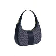 Coach Ole Women's Fabric With Leather Shoulder Tote CV001SVS8S - CV001IMX1X Midnight Navy - View 2