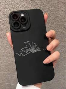 1 件装 书本图案黑瞳 全身防震手机壳 兼容 iPhone