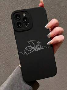 1 件装 书本图案黑瞳 全身防震手机壳 兼容 iPhone