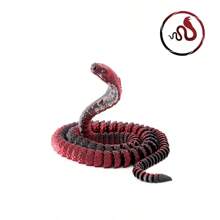 25cm Articulated Snake Movable Joints Snake Shaped Funny Toy - Cobra - View 9