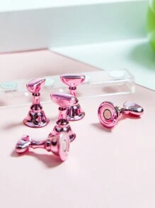 美甲展示架，用于展示按压式美甲片；磁性假指甲支架，用于练习美甲；初学者亚克力美甲套装配件；美甲沙龙设备及装饰；棋盘形美甲盘支架；带磁性底座的练习支架；艺术展示架；美甲工具 - 彩色 - 查看 6