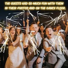 30 Pcs, LED Luminous Fairy Wand - Luminous Ribbon, Wedding Bell Decoration, Suitable For New Year Party Decoration, Wedding Decoration, New Year, Carnival, Concert, Birthday, Holiday Party Package - trắng - Xem 3