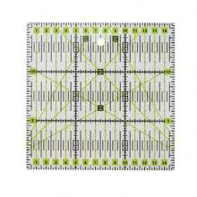 8x8 Inch Acrylic Quilting Template - Multipurpose Curved & Wave Design, Dual-Color Markings, Suitable For Precise Sewing, Patchwork & Crafting - Multicolor - View 6