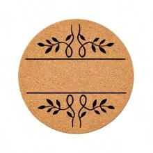 10/20/30/50 STUKS 3,54 inch (9 cm) Gepersonaliseerde kurken onderzetter, aangepaste bulk huwelijksgunsten voor gasten, bruidsdouchegeschenk, feestgunsten, zakelijke promotionele artikelen