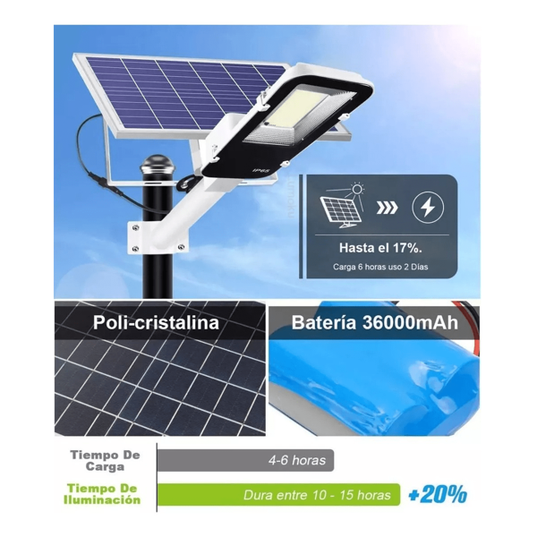 Lampara Led Solar Luminaria Suburbana Alumbrado Publico 200w FOUND HOME FHM_LS-200