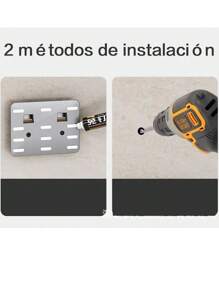 Estante de cocina montado en la pared, soporte para sartenes, espátula, cuchara, percha para cuchara, hogar, Bar, restaurante, café, Organizadores de utensilios de cocina - Gris Oscuro - Ver 8