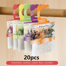 20/10/5/1 pièce Sachet d'encens pour armoire, éliminateur d'odeurs, désodorisant pour voiture anti-moisissure, peut être accroché, parfum floral, parfum clair, sachet d'encens pour chambre à coucher, parfum longue durée