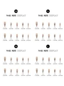 YADORNOS 10 件冰透明渐变细闪光猫眼小钻石法式手工亚克力按压指甲，长细高跟尖头假指甲，星形钻石法式指甲贴，情人节指甲，婚纱新娘指甲，DIY 指甲用品，含果冻胶和指甲锉 - 香檳色 - 查看 7