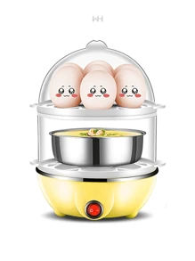 Máquina Hervidor Cocedor De Huevos Vapor Huevos Eléctrica - Multicolor - Ver 1