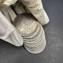 10pcs Vintage 1878-1887 For MORGAN US Simulation Coins - Perfect For Collectors, Game Parties And Jewelry Making, DIY Crafts, Jewelry Patterns, DIY Jewelry Making Accessories