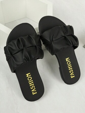 Kids Fashion Outdoor Sandals, Summer Square Toe Flat Shoes, Lace-Up Sandals, New Girls Shoes, Fashionable Beach Slippers