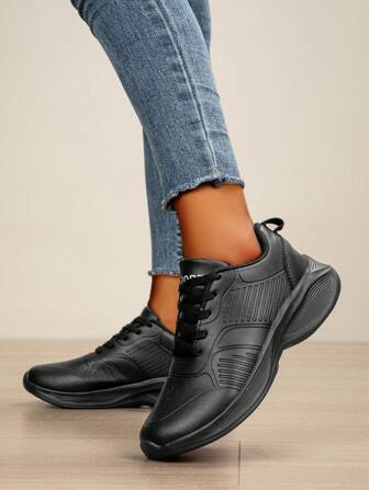 2024 New Fashion Soft Sole Waterproof Lightweight Casual Running Sneakers For Women, Autumn/Winter